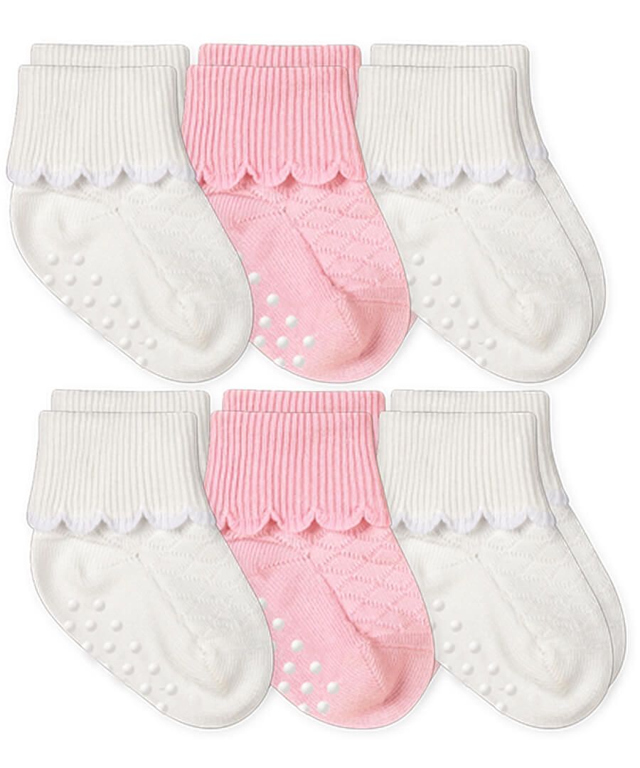Girl's Scalloped Cuff 6pr Set