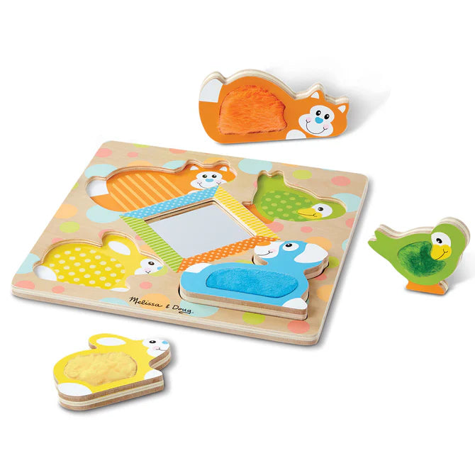 First Play Wooden Touch and Feel Puzzle