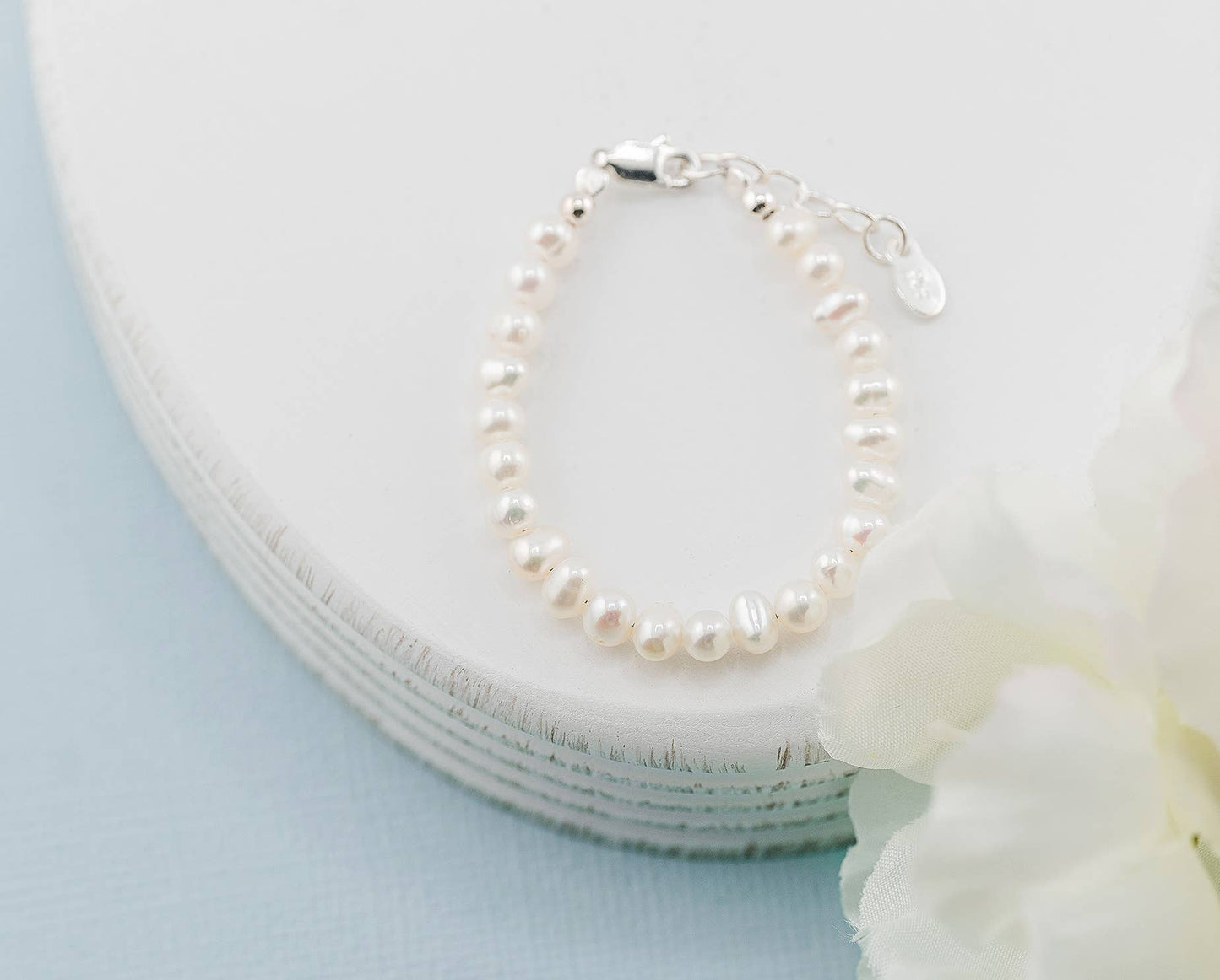 Zoey Sterling & Pearl Bracelet