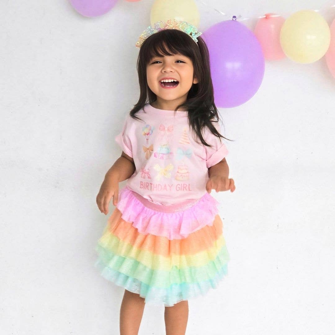 Birthday Girl Pink Tee