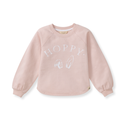 Hoppy Pink Organic Sweatshirt