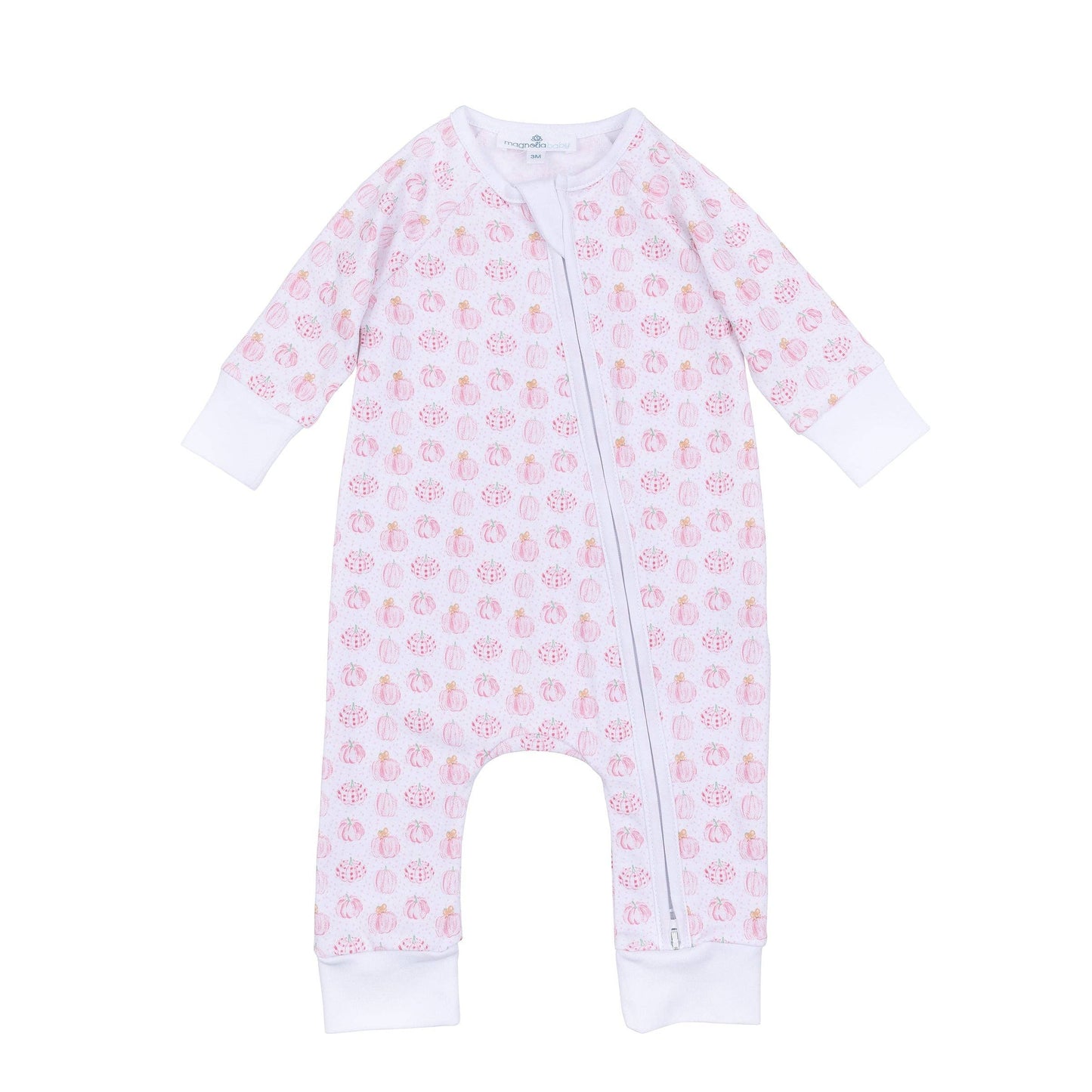 Precious Pumpkins Zip Playsuit Pink