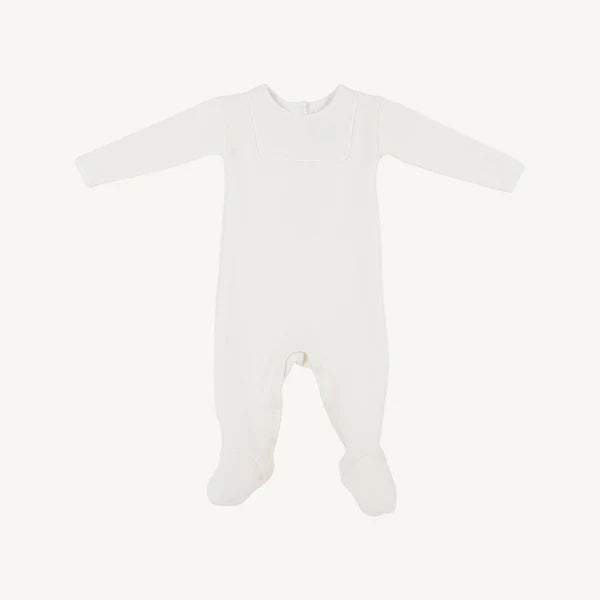 Rock Me Romper Rib Pearl