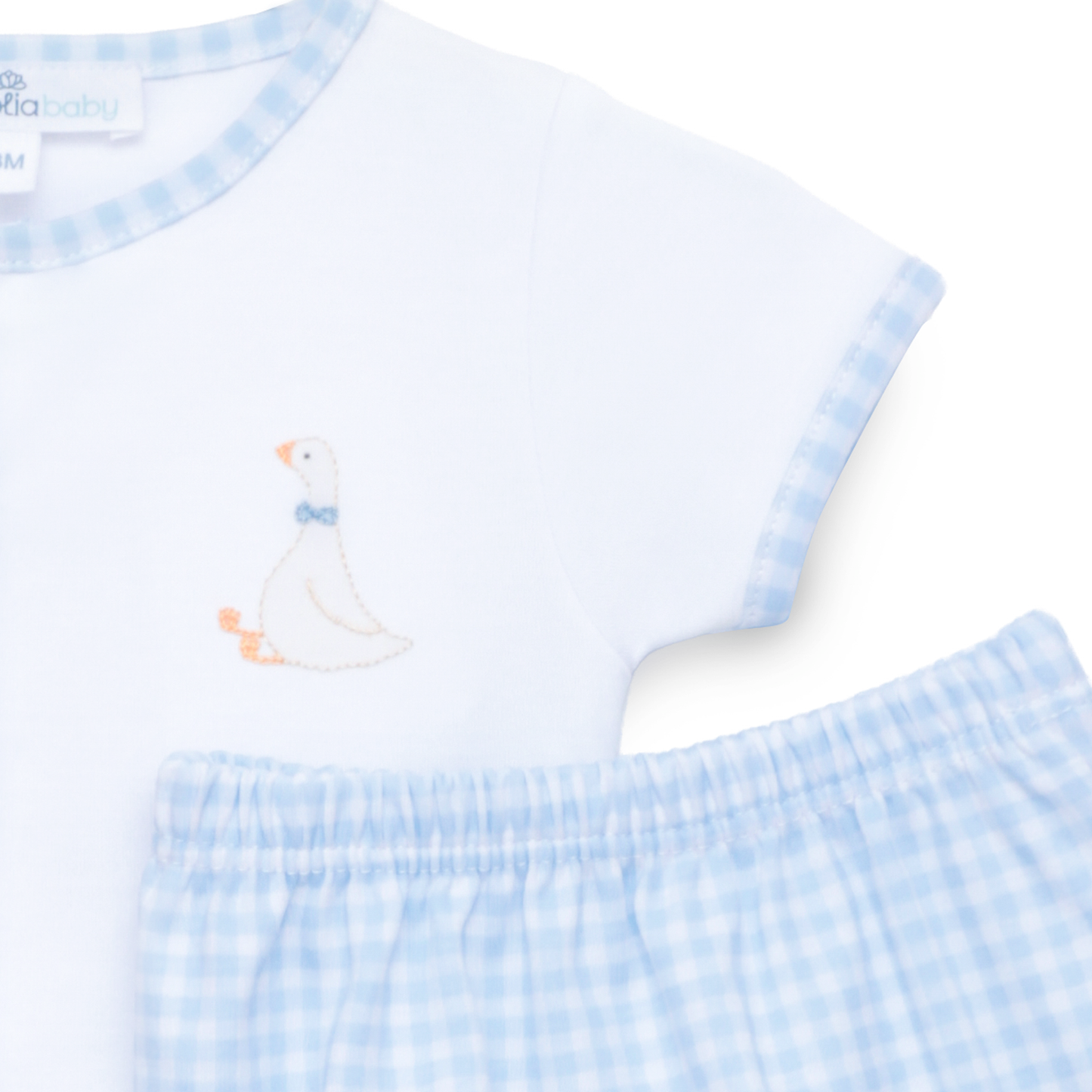 Silly Goose Diaper Blue Cover Set