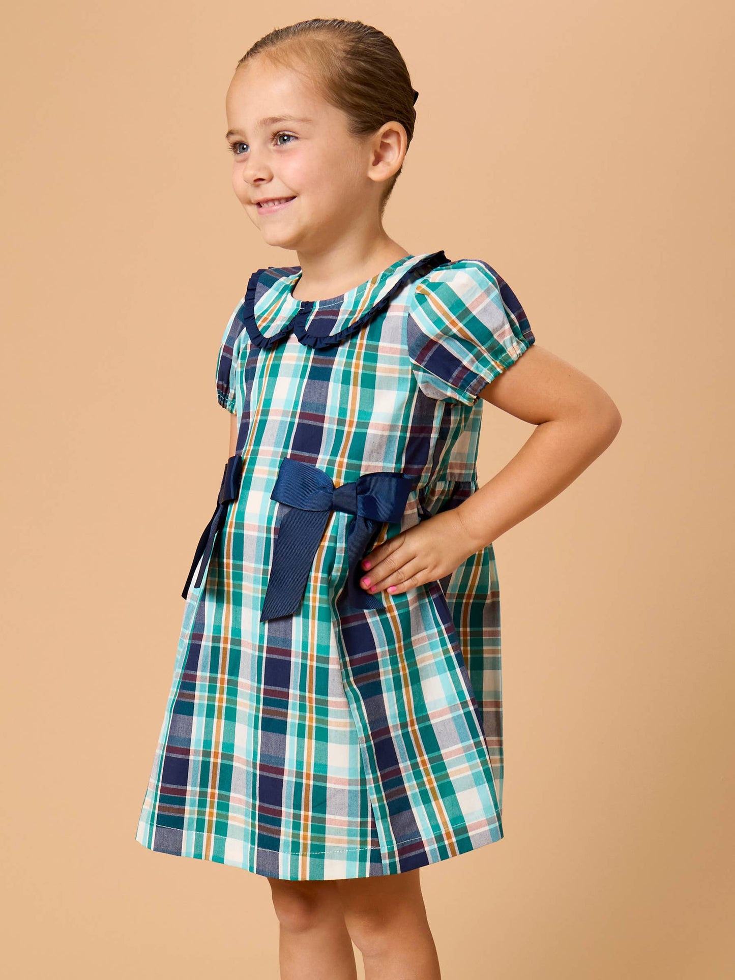 Forrest Plaid Woven Dress