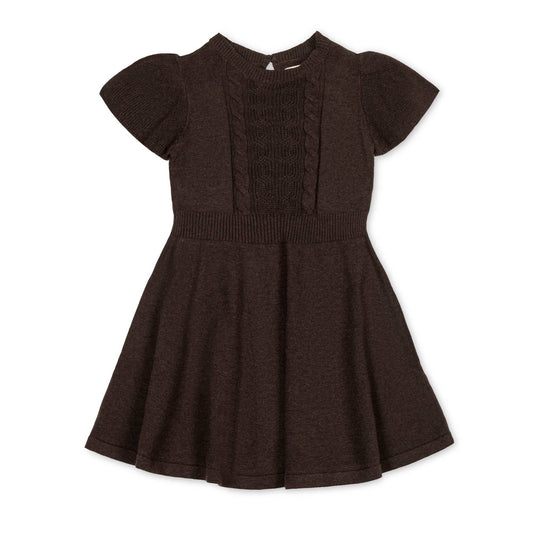 Organic Flutter Sleeve Sweater Dress