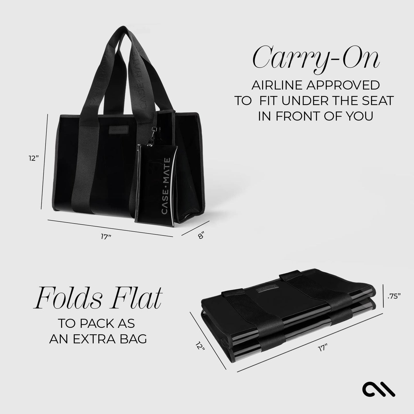 Case-Mate Black Tote Bag