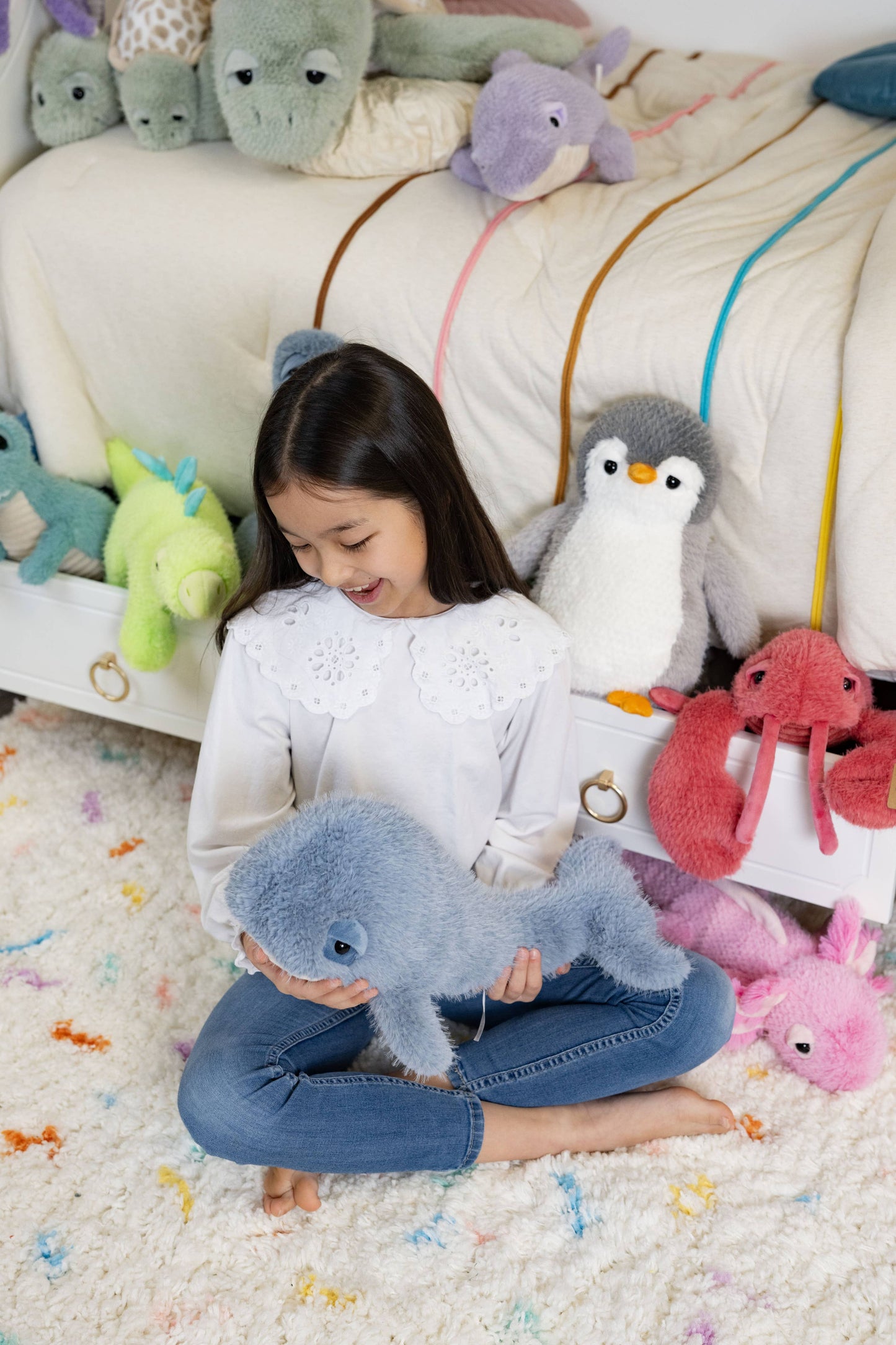 15" Sea Fuzzlez Whale