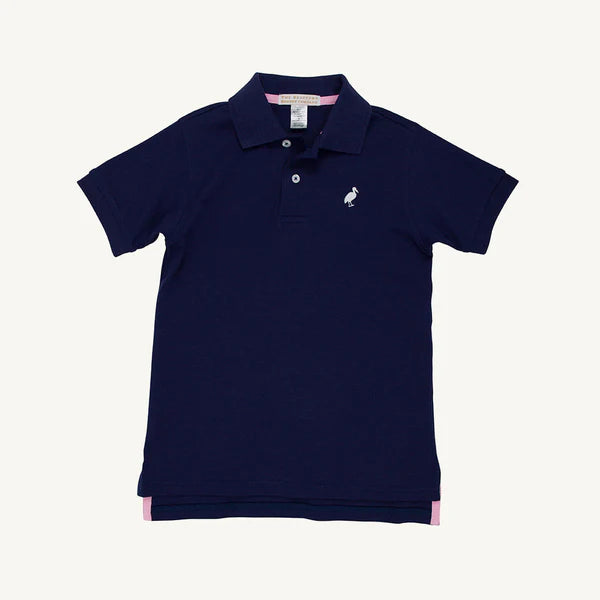 Prim & Proper Polo in Navy
