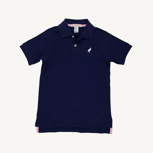 Prim & Proper Polo in Navy