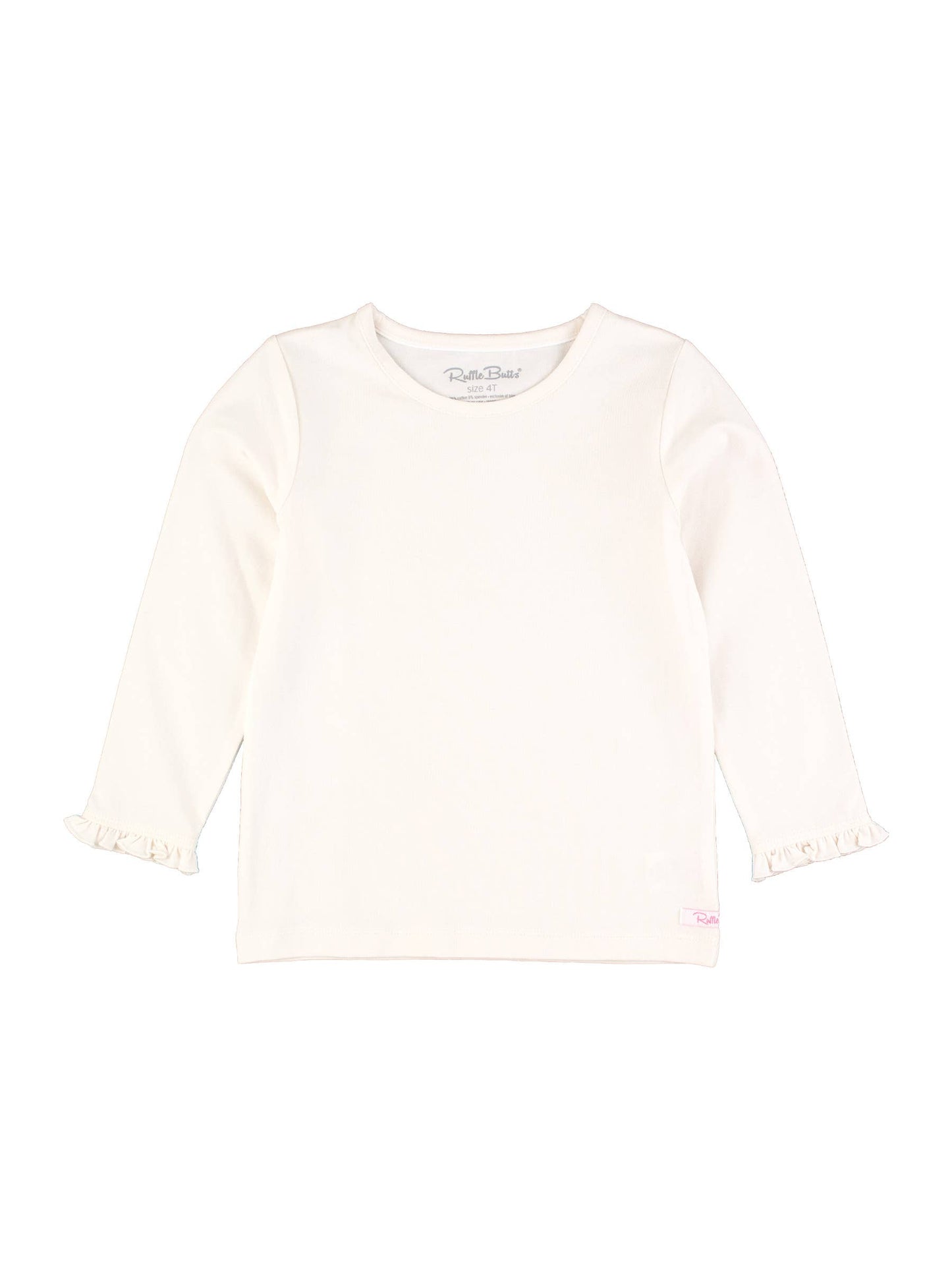 Ivory Knit Ruffle Sleeve Top