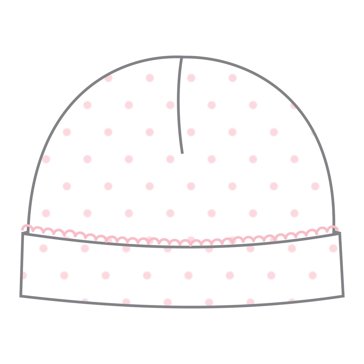 Pink Mini Dots Hat
