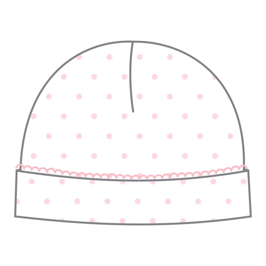 Pink Mini Dots Hat