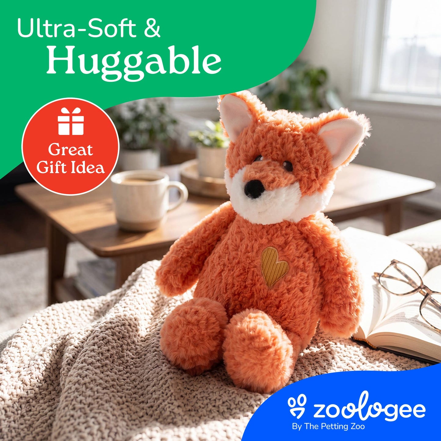 Snuggle Fox 14" Plush