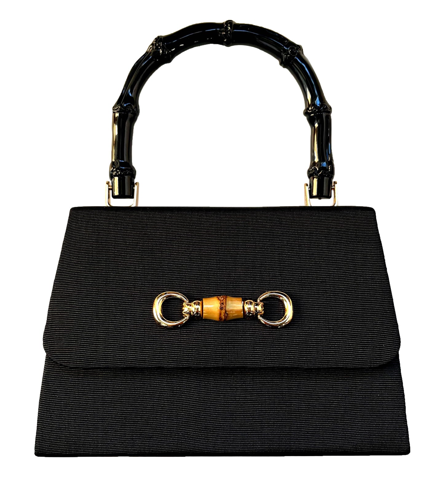 Black Faille Lulu with Charms