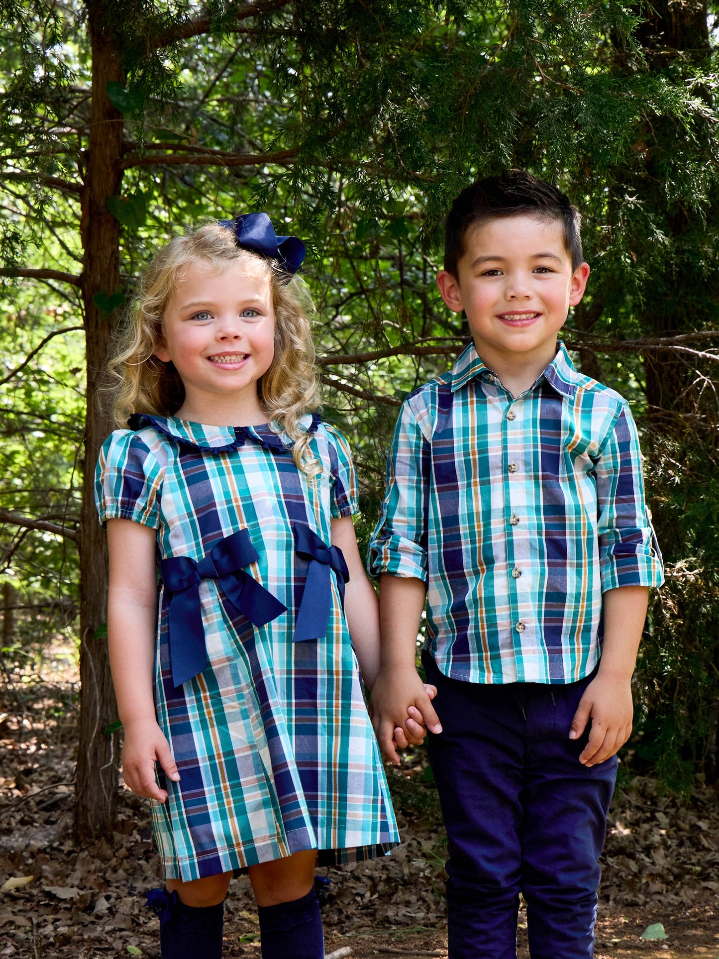 Forrest Plaid Woven Dress