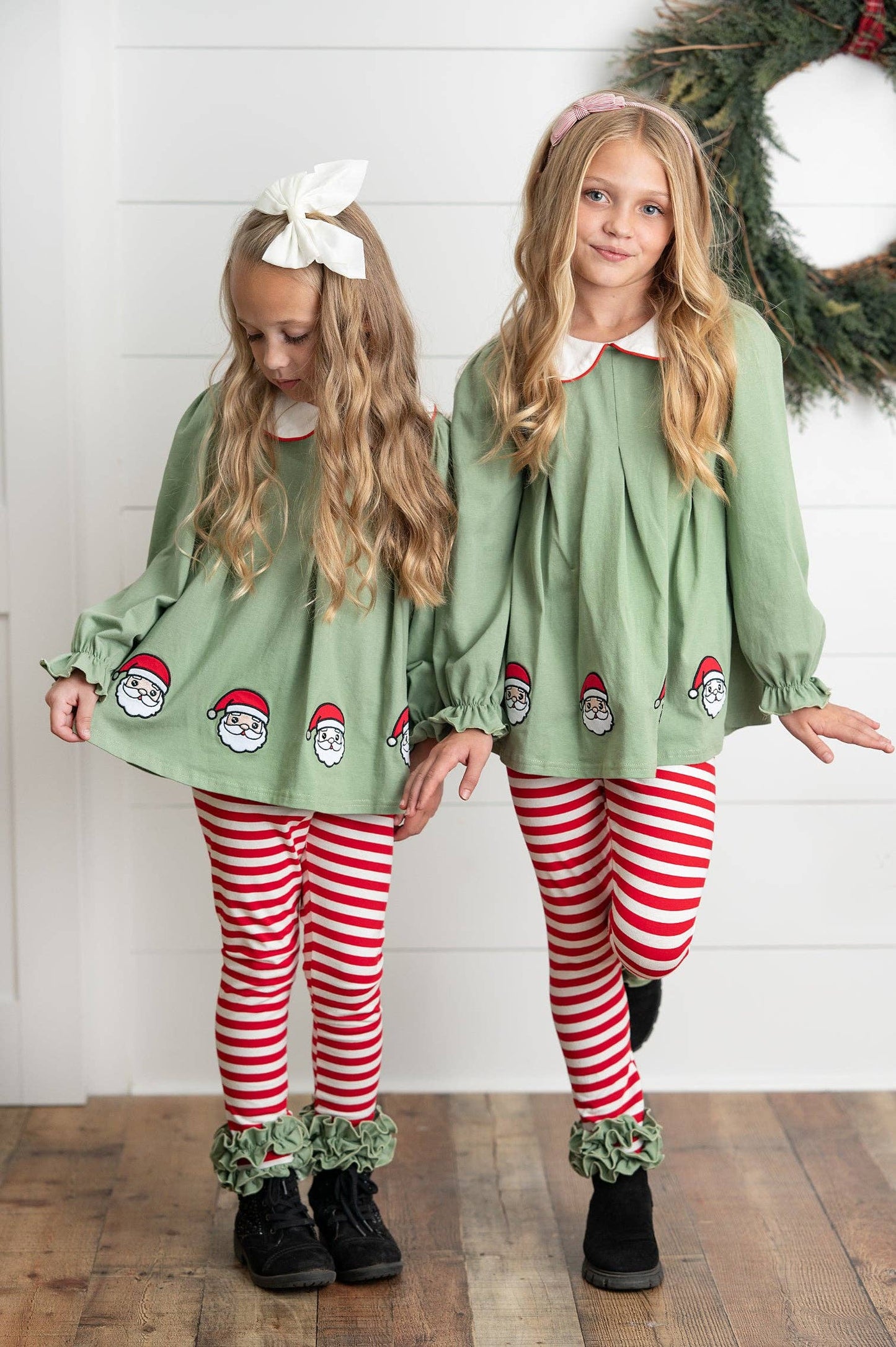 Santa Ruffle Legging Set