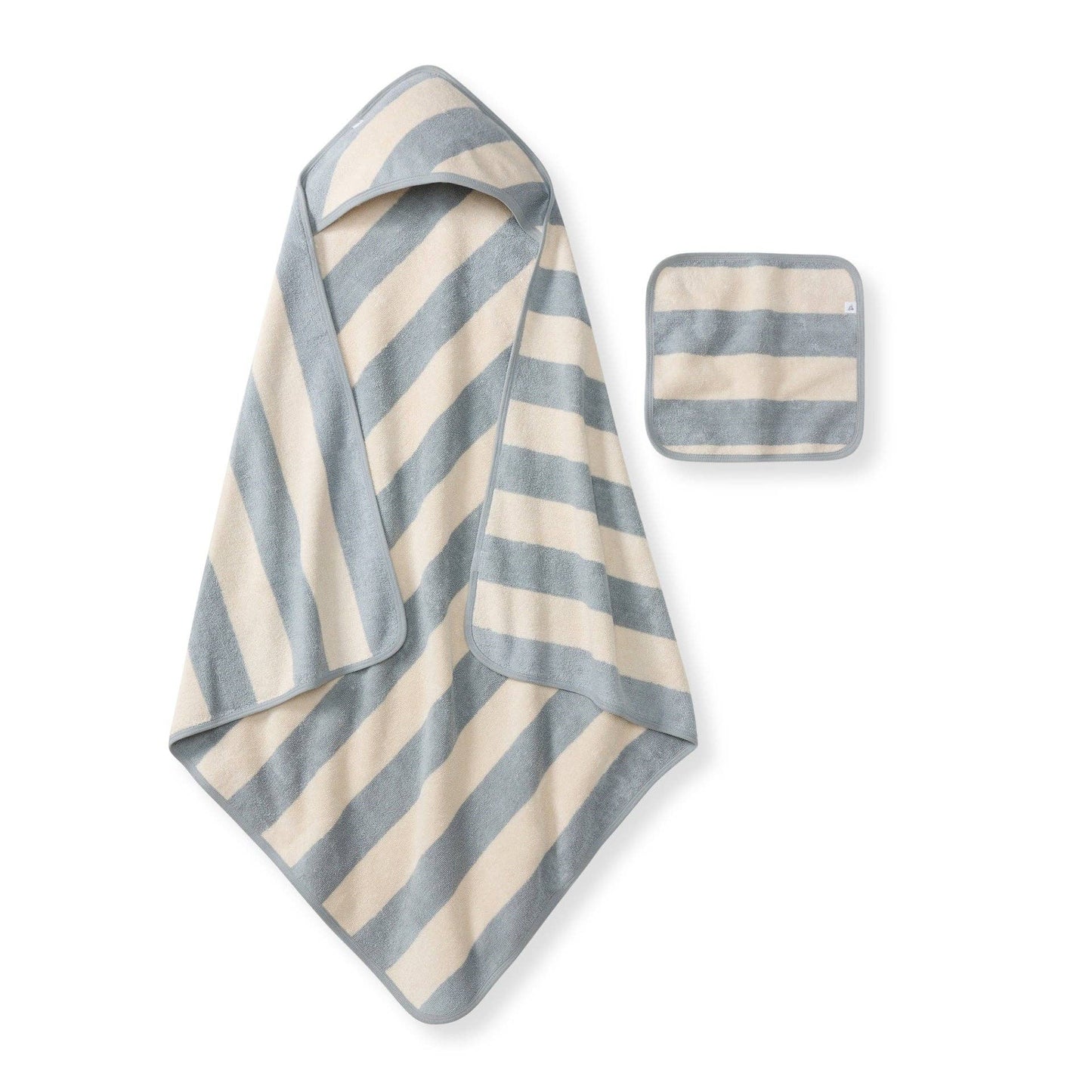 Rugby Stripe Hooded Towel Set