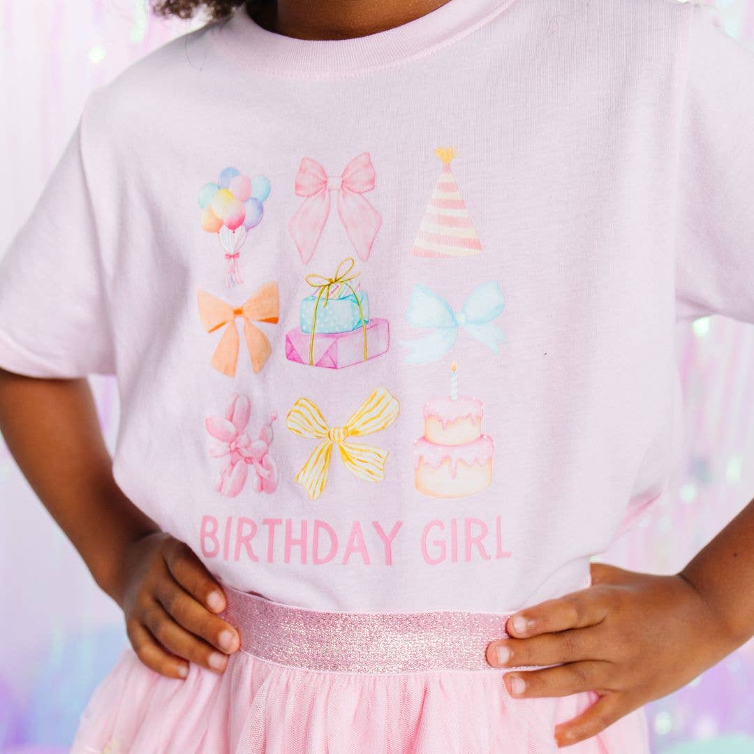 Birthday Girl Pink Tee
