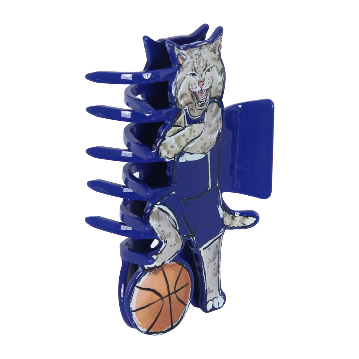 Basketball Wildcat Hair Clip