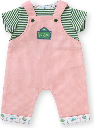 12" Doll T-Shirt & Overalls Set