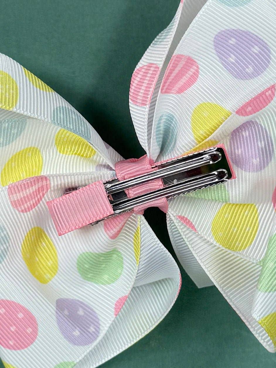 Easter Egg Printed Bow