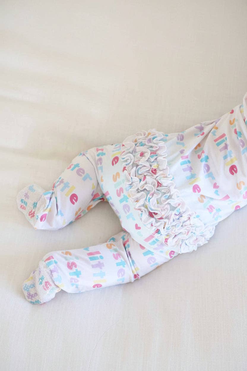 Little Sister Zipper Footie