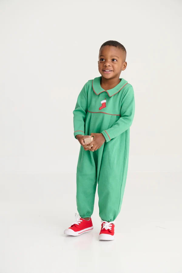 LS Bradford Romper Kiawah Stocking