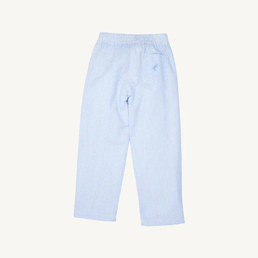 Sheffield Pants in Blue Seersucker