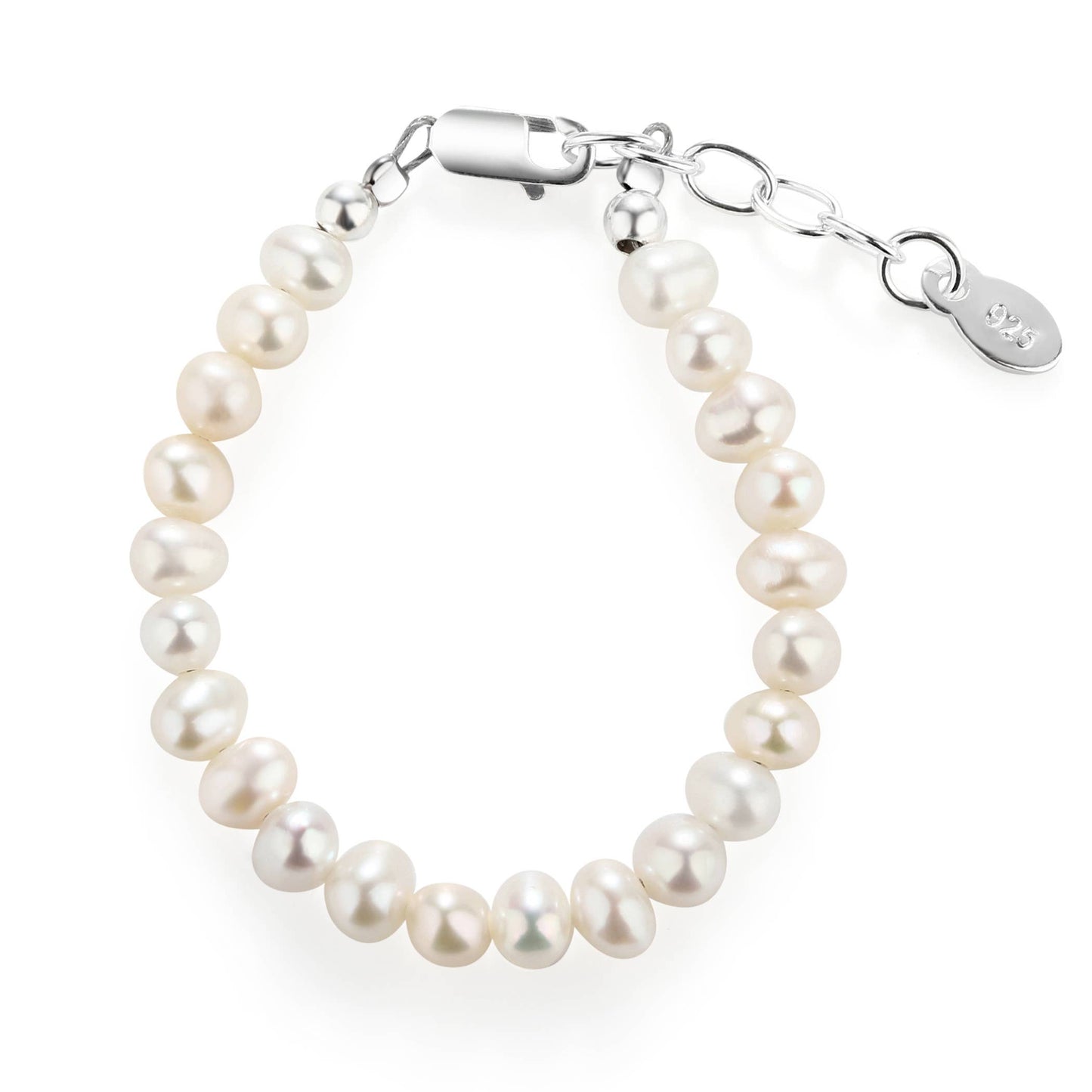 Zoey Sterling & Pearl Bracelet