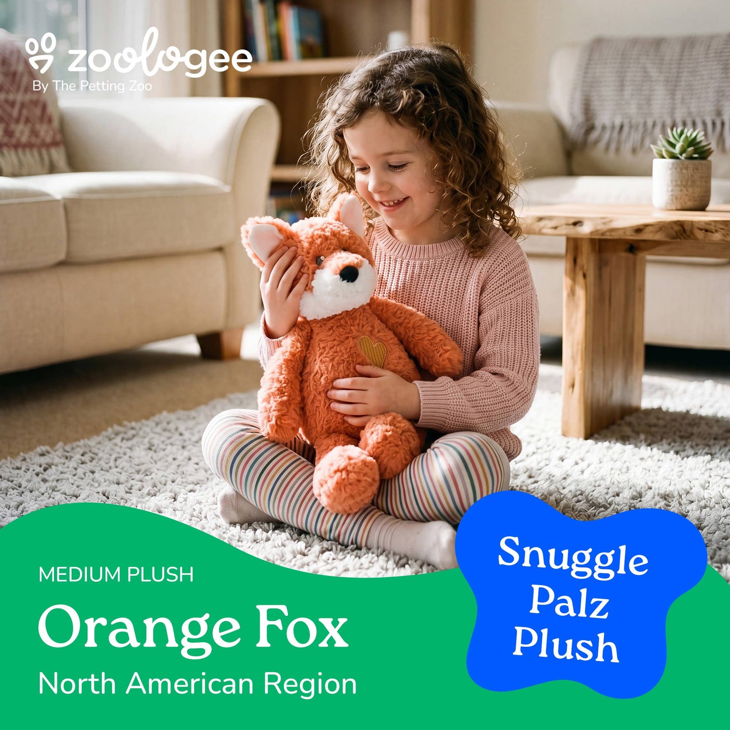 Snuggle Fox 14" Plush