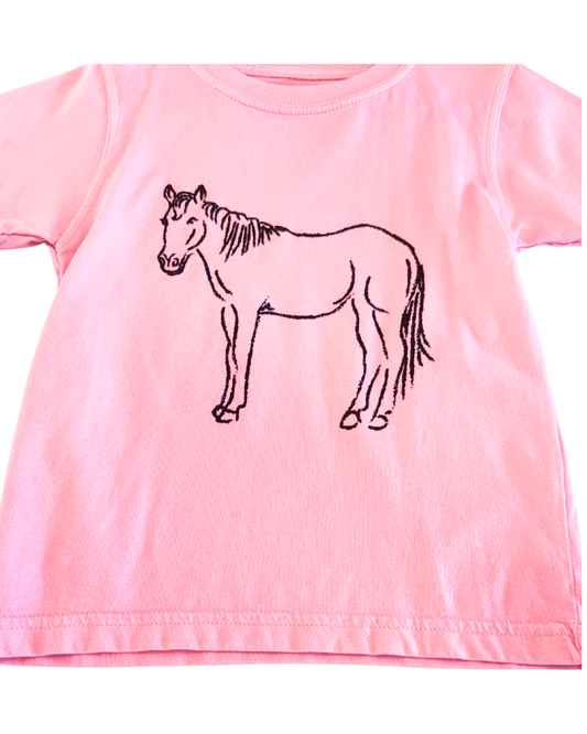 Pink Horse T-Shirt