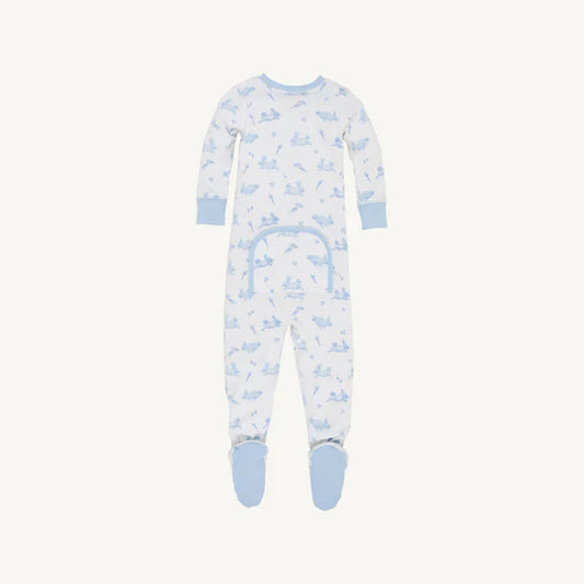 Knox Night Footed PJ in Hops