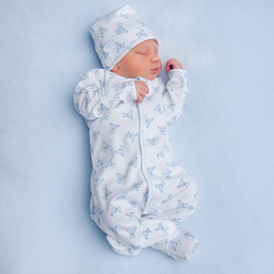 Baby's Teddy Footie Blue