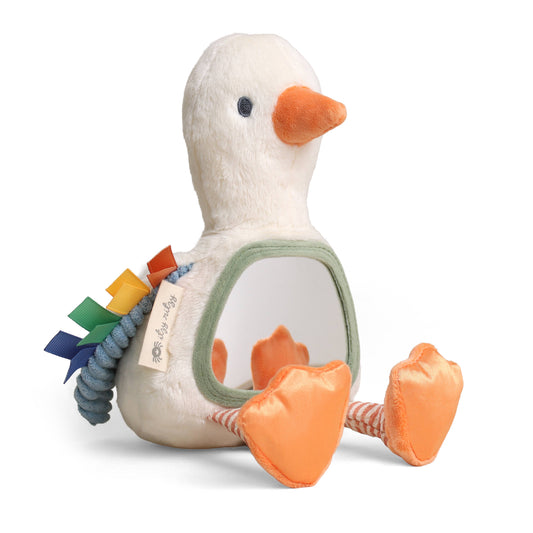 Itzy Bitzy Tummy Time Mirror Goose