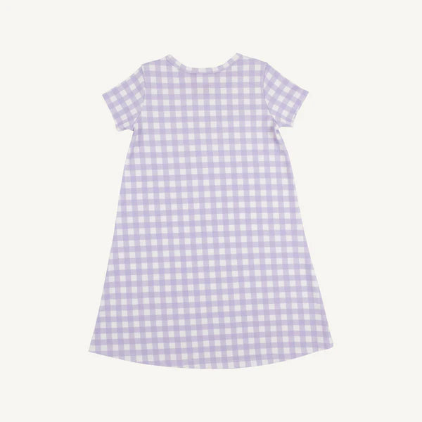 Polly Play Dress Lavendar Gingham