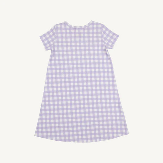 Polly Play Dress Lavendar Gingham