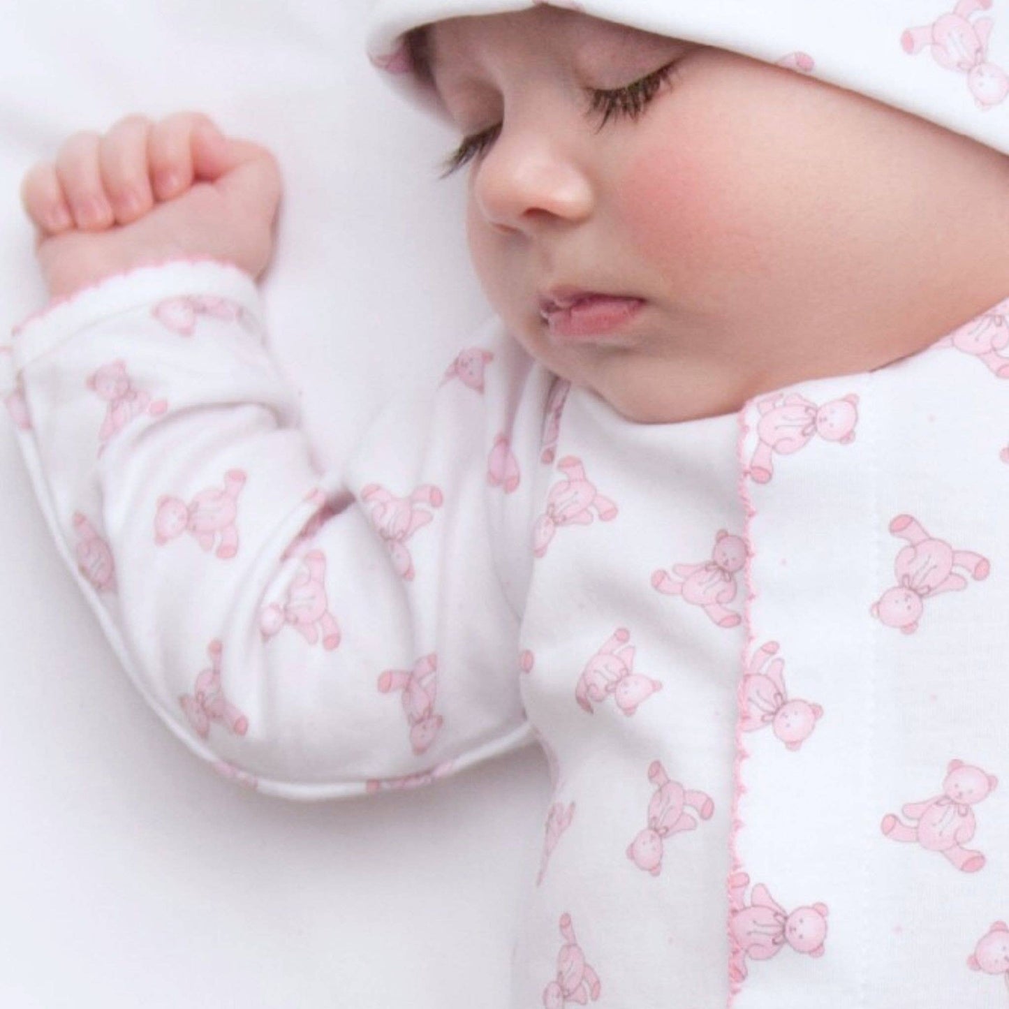 Baby's Teddy Footie Pink