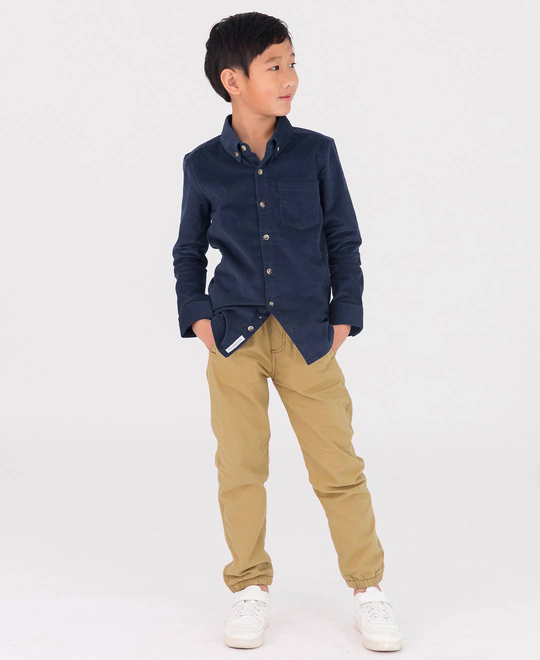 Boys Khaki Jogger Pants
