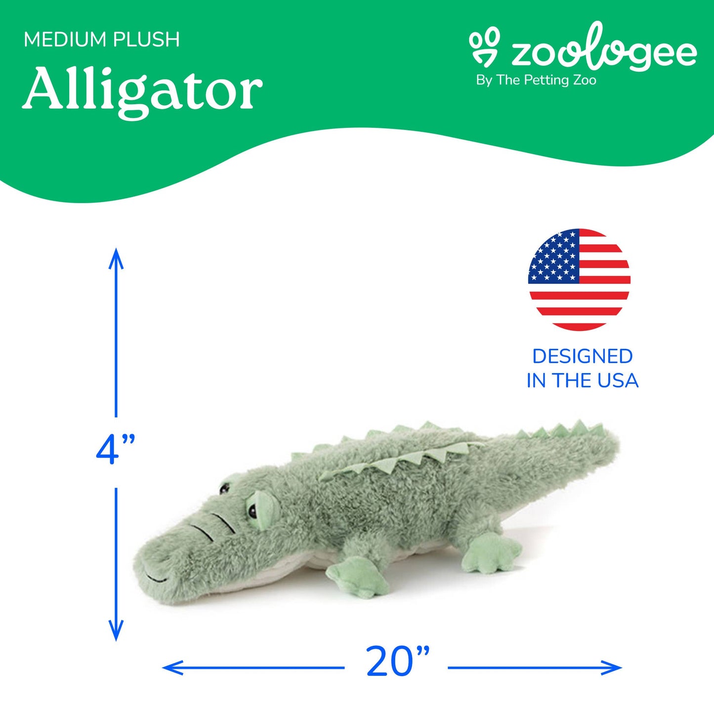 Alligator 2-" Plush
