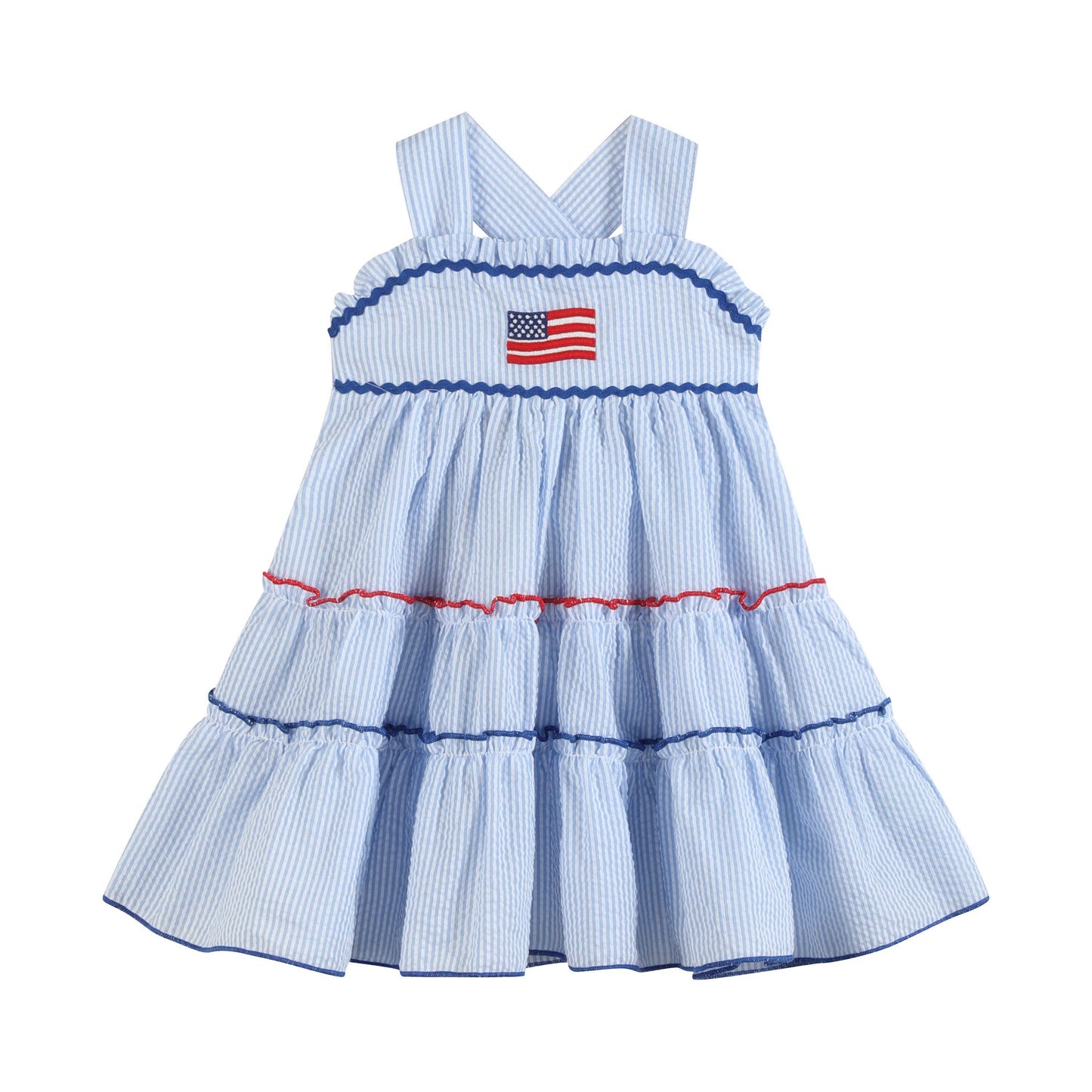 USA Flag Layered Sundress