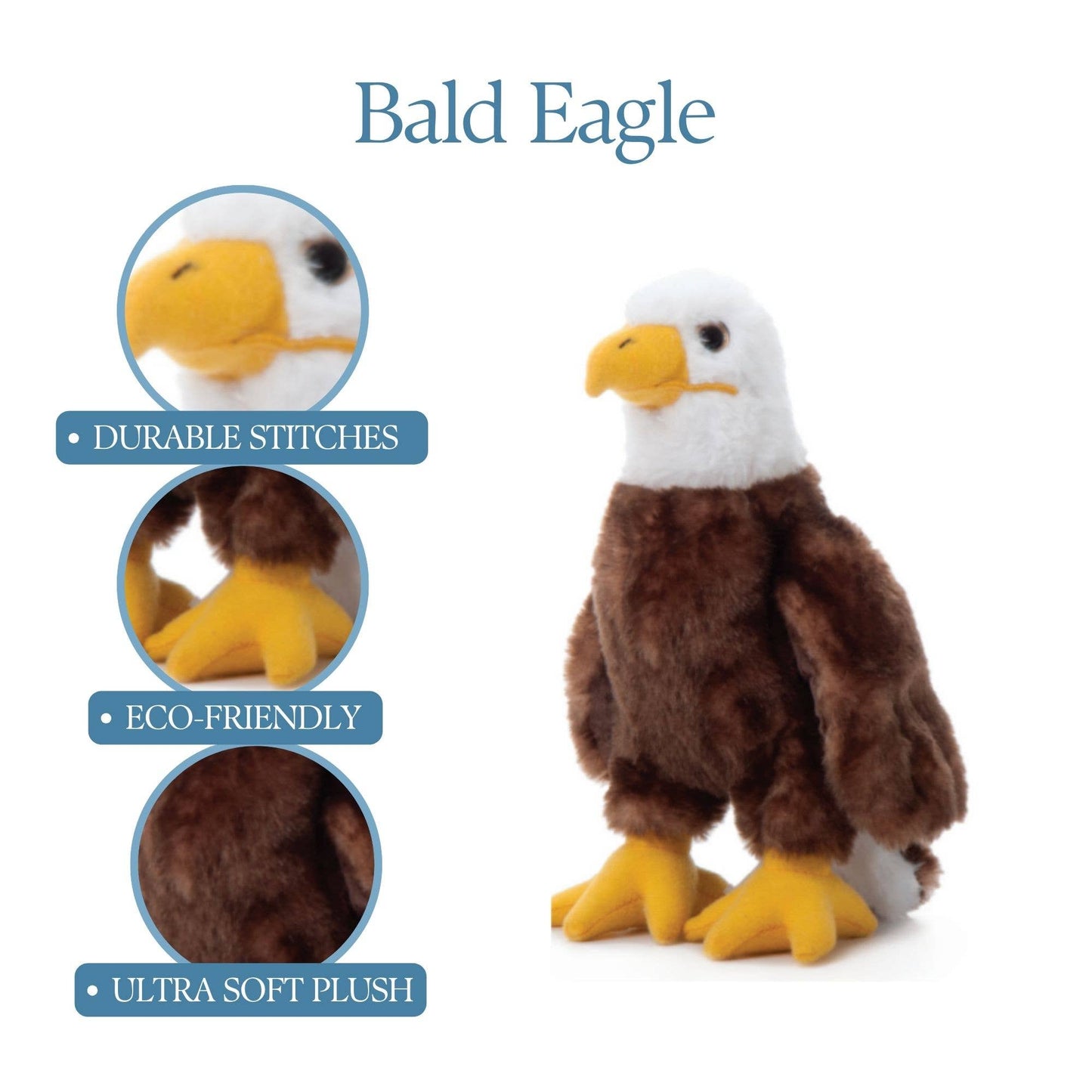 8" Wild Onez Bald Eagle