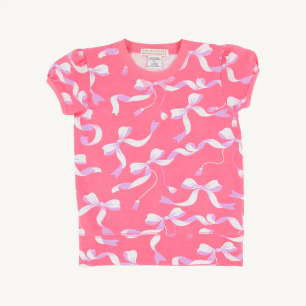 Cassidy Puff Sleeve Bow Crewneck