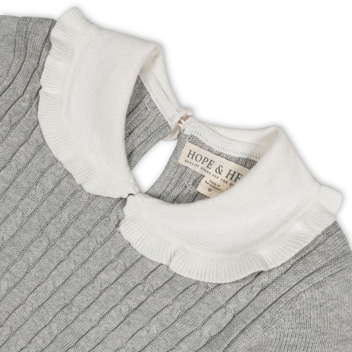 Organic Peter Pan Collar Dress Baby