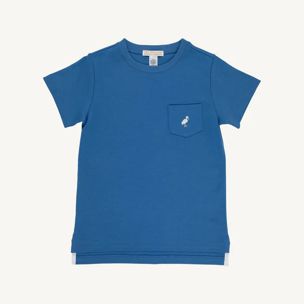 Carter Crewneck Wood Boat Blue