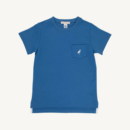 Carter Crewneck Wood Boat Blue