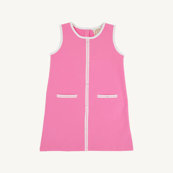 Annie Apron Dress Knit Park Pink