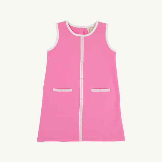 Annie Apron Dress Knit Park Pink