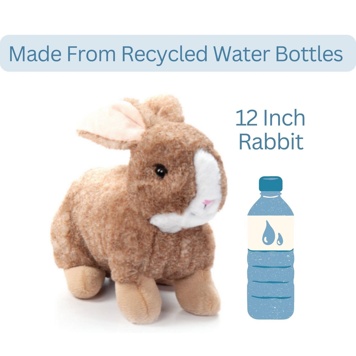 12" Wild Onez Rabbit Brown Bunny