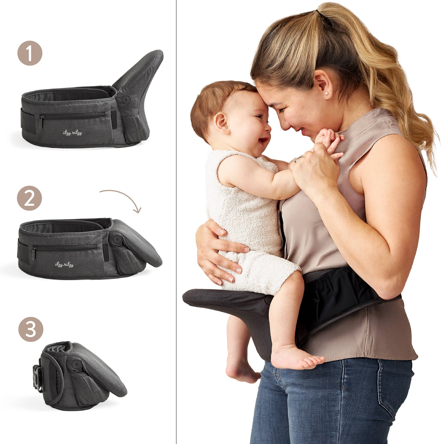 Itzy Hold & Fold™ Hip Carrier